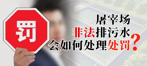 食品屠宰場(chǎng)非法排污水怎么處理呢？